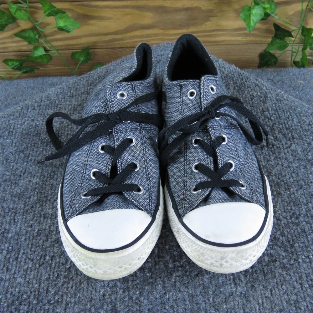 Converse Sneaker All Star Low Top‎ Boys Y 4 Medium Athletic Gray Fabric Lace Up